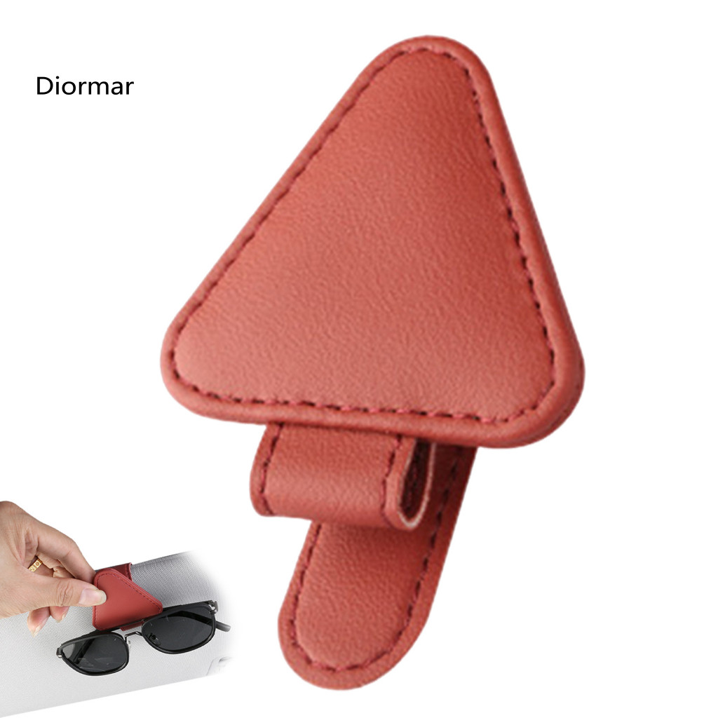 Car Visor Organizer Driving License Holder Magnetic Sunglasses with Sunshade Clip Faux Leather Auto for Cards Tickets fo