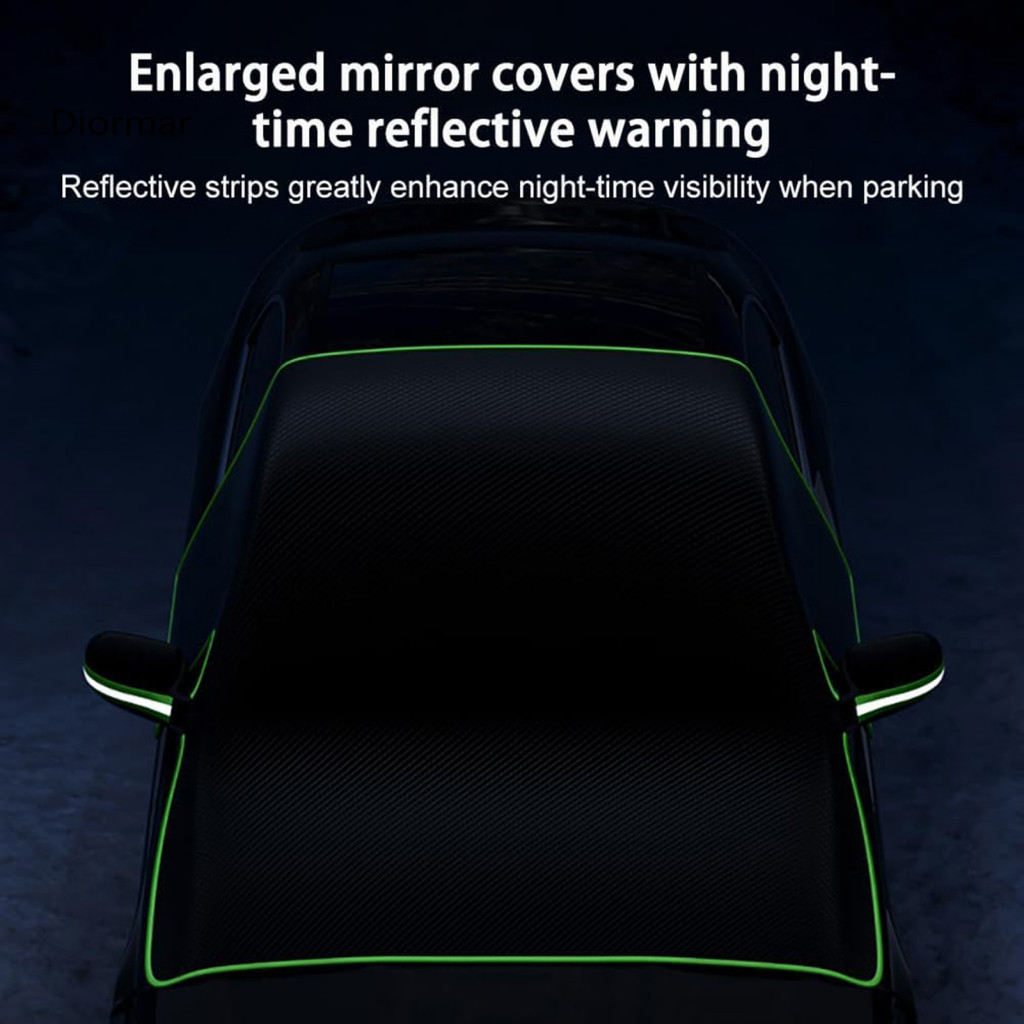 Windshield Cover Magnetic Car Snow 4-layer Frost Protector for Winter Ice Sun – Fits Most Cars Suvs Trucks for Southea