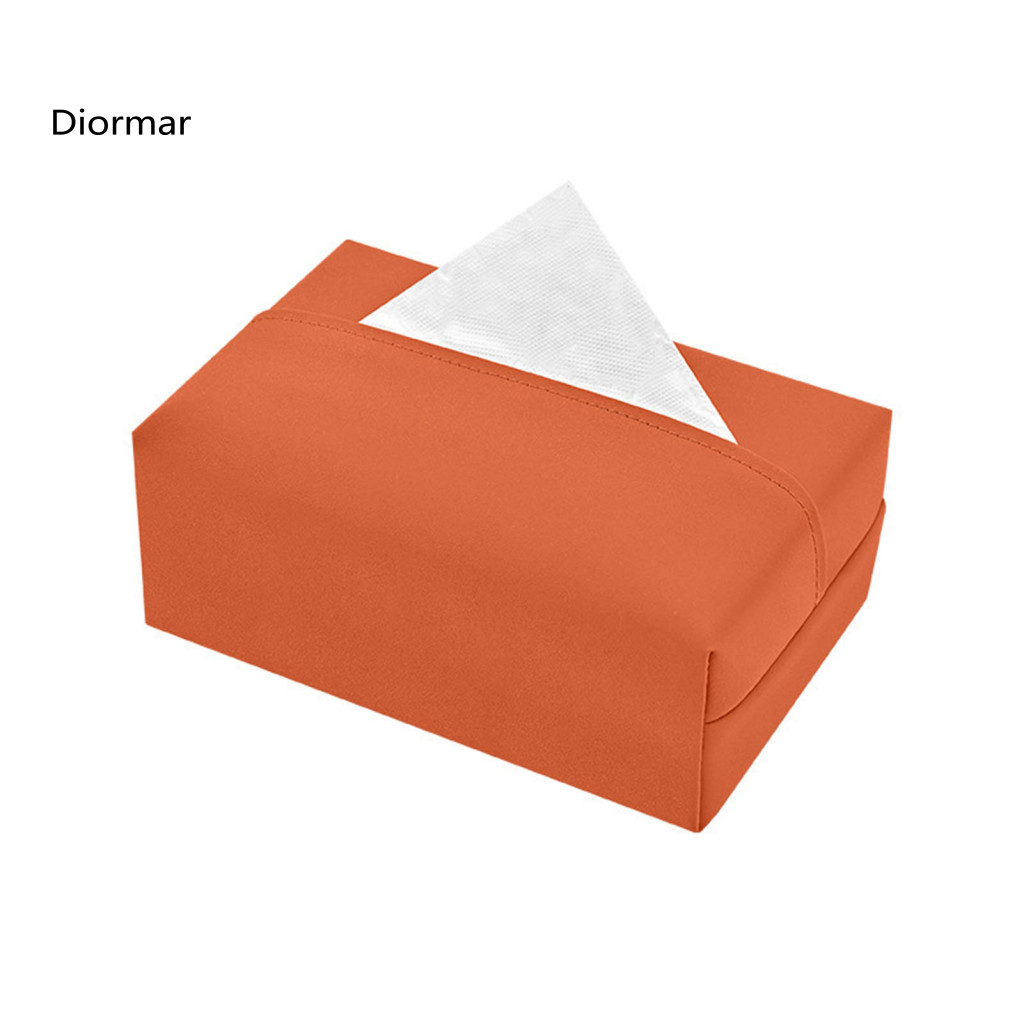 Vehicle Tissue Dispenser Console Holder Car Magnetic Leather Box – Flexible Installation for Seat Back Sun Visor Unive