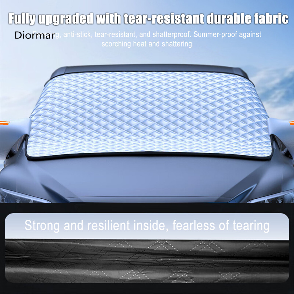 Snow and Ice Protection Cover Front Windshield Protector Magnetic Thickened Half-cover Frost Universal Winter Car for Ca