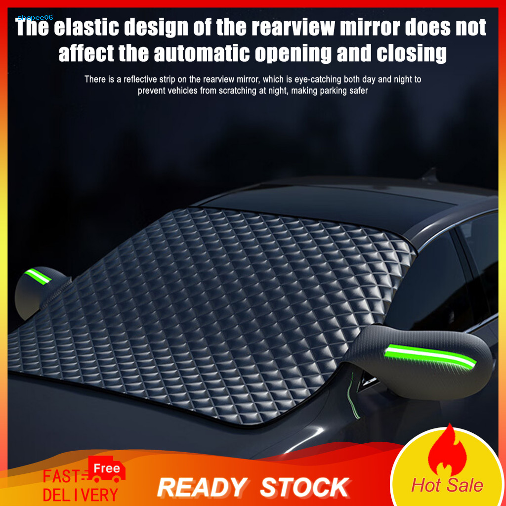 Snow Shield Waterproof Windshield Protector Magnetic Cover Thickened Half-cover Frost Universal Winter Car Guard for Mos