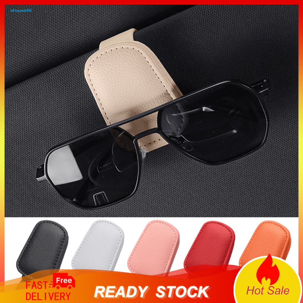 Car Glasses Holder Magnetic Sunglasses Clip for Sun Visor – Secure Driving for Cars Trucks Suvs and Rvs Durable Auto A
