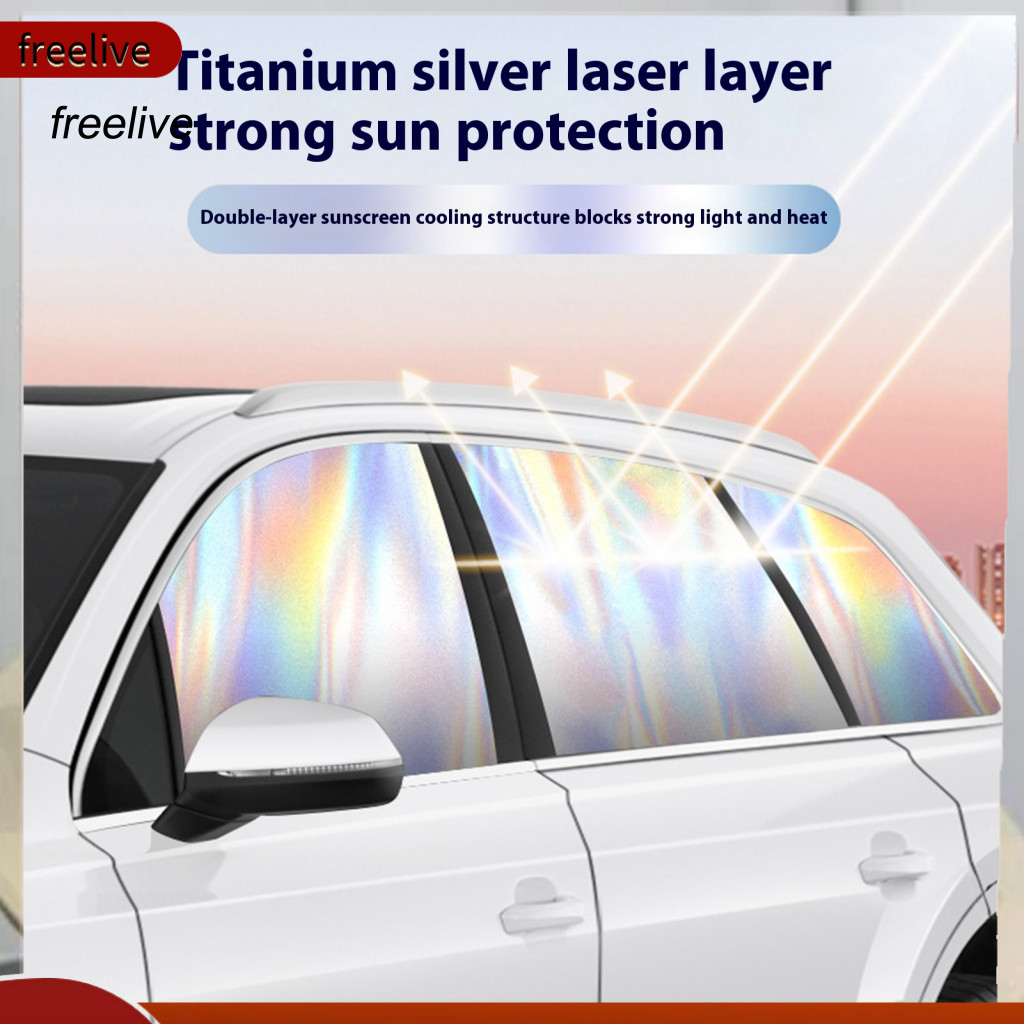 Car Sunshade for Rear Windows 4pcs Window Sun Shades Magnetic Baby Shade Uv Protection Privacy Mesh Breathable Folding C