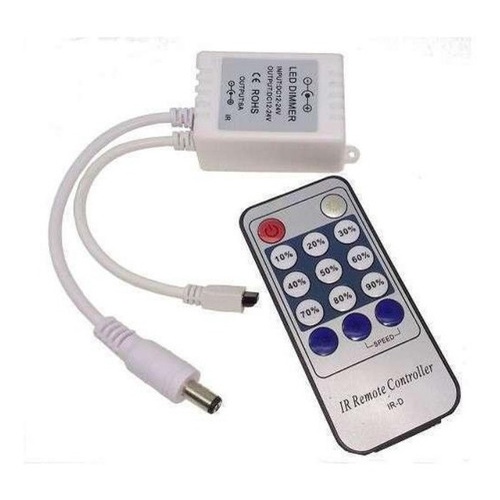 Dimmer Controle Sem Fio Wireless 12v Fita Barra Led Aquário