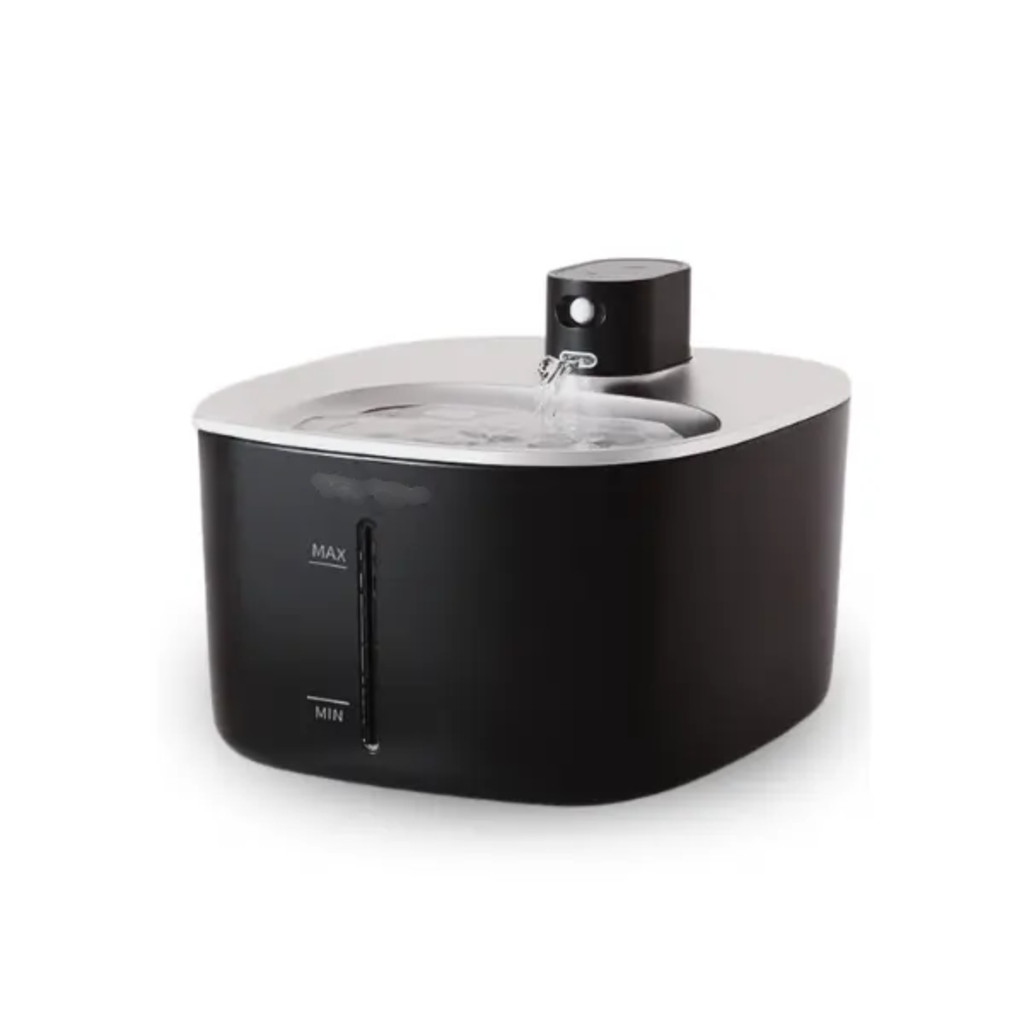 Preto - Bebedouro Inox Flow Wireless