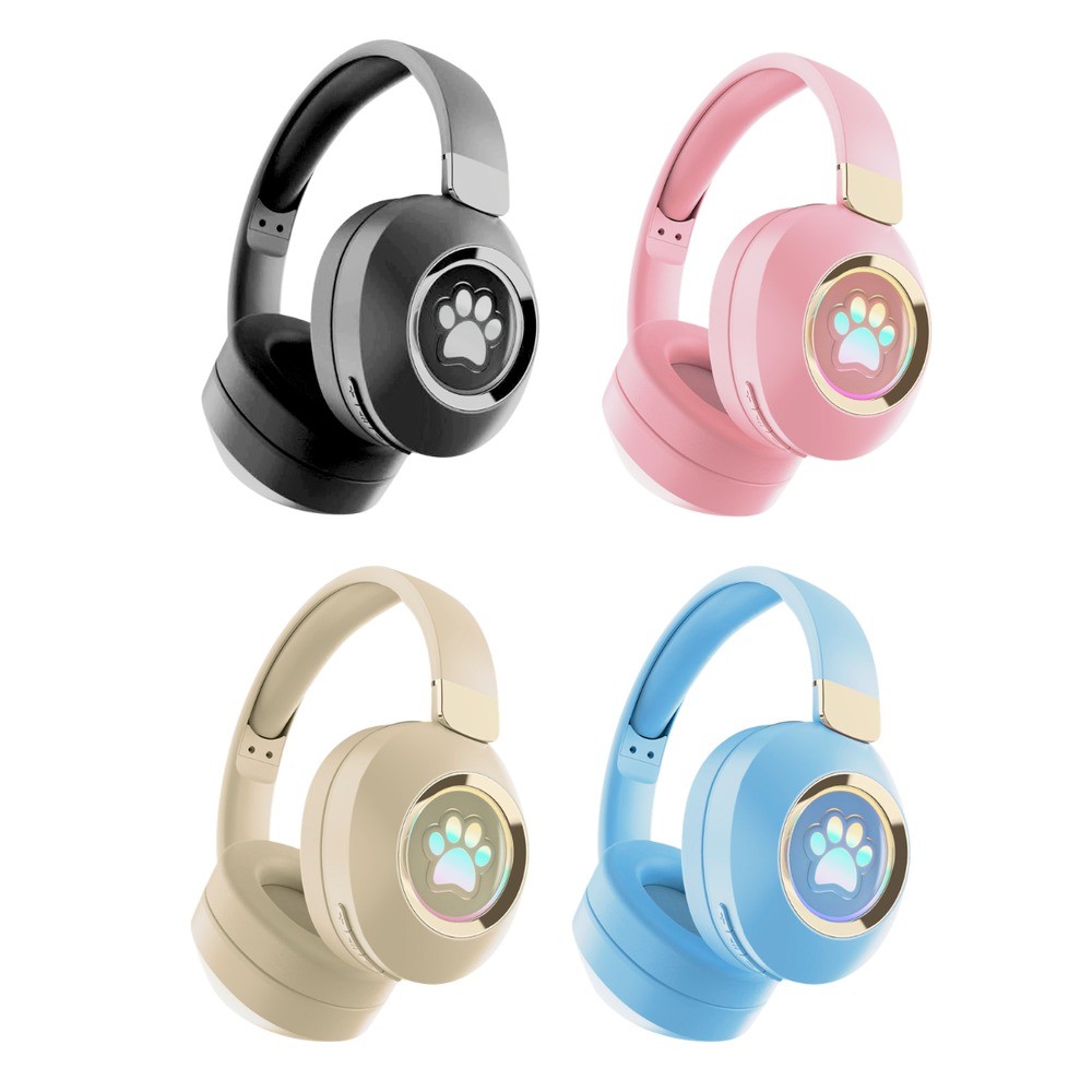 Fone de Ouvido Bluetooth T&Z ST-856 Wireless Design Pata Pet com Microfone