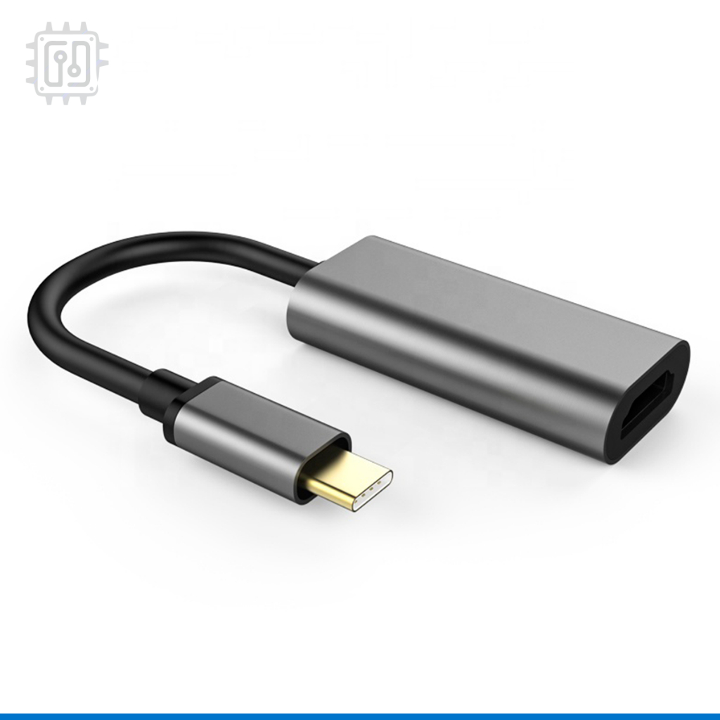 Cabo Adaptador USB Tipo C para HDMI 4K 60Hz Compatível com Smartphone Notebook Tablet Macbook USB-C Samsung DEX Motorola Ready For 60Fps
