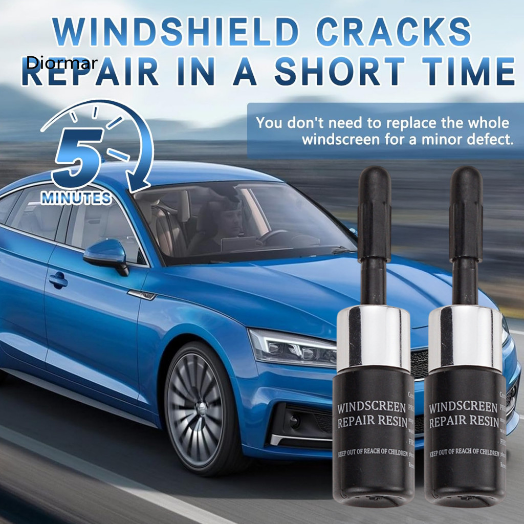 Car Windshield Chip Repair Kit Diy Glass Tool for Small Chips Star Bullseye Cracks Easy and Fast for Southeast