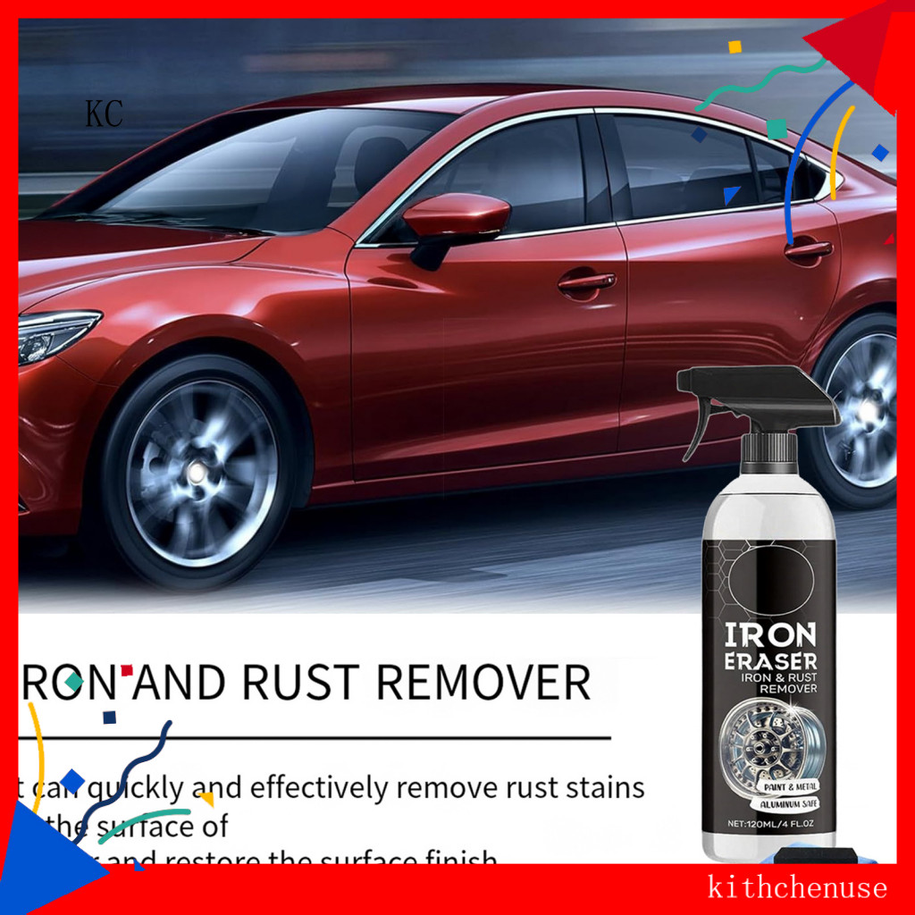 Automotive Rust Cleaner Iron Remover Spray for Wheels Fast-acting for Car – Brake Dust Metal Fallout for Auto for Sout