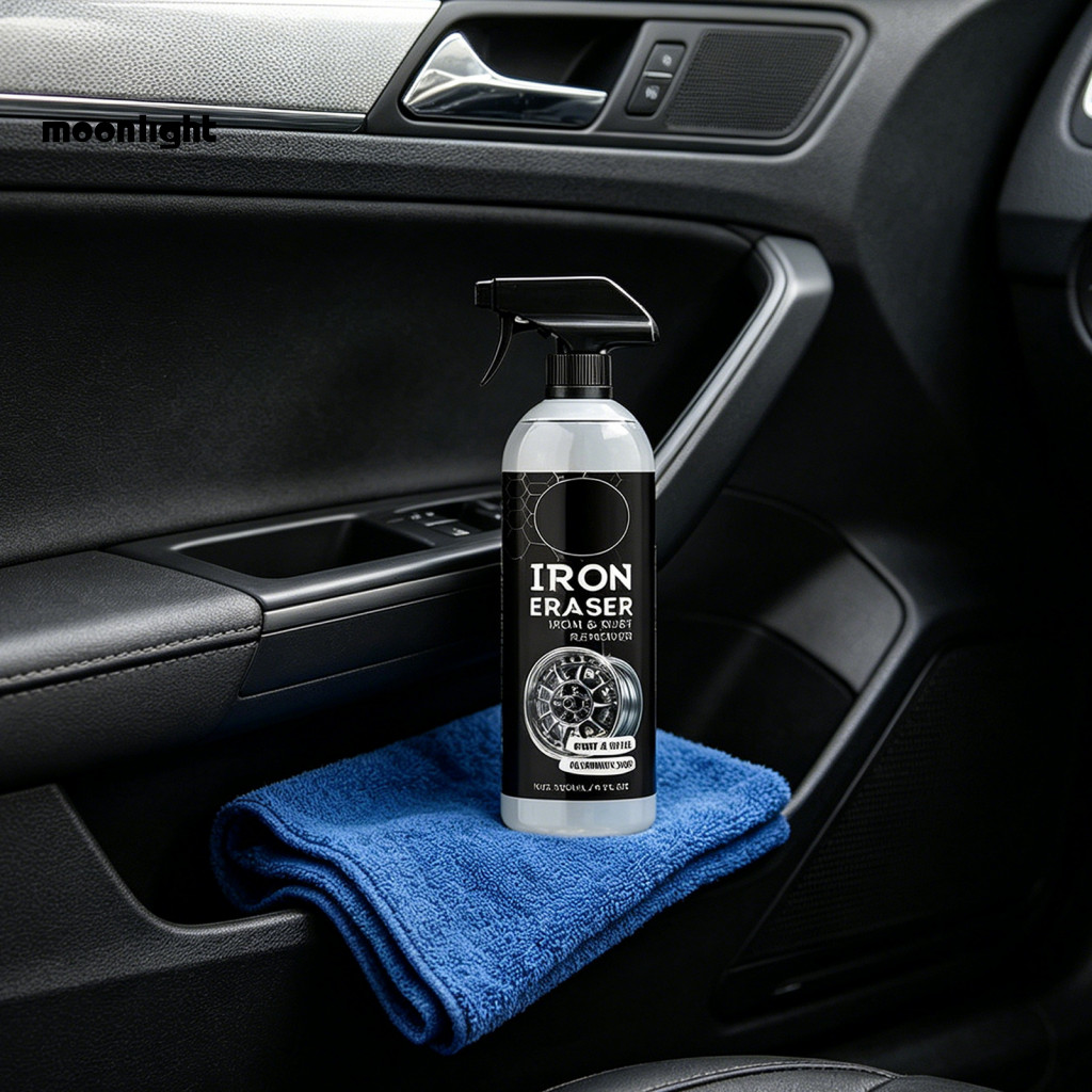 Fast-acting Iron Remover Spray for Car Wheels – Rust Brake Dust Cleaner Metal Fallout for Auto Paint Hardware Protecti