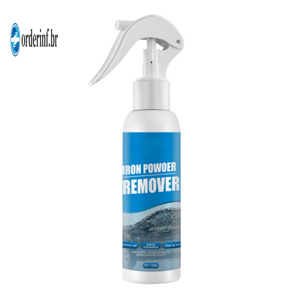 Rust Oxide Remover 100ml Fast-acting Automotive Spray – Safe Iron Cleaner for Car Wheels Rims Motorcycles Metal Surfac
