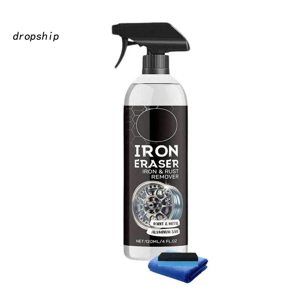 Rust Remover for Car Paint Iron Particle Fast-acting Spray for Wheels – Brake Dust Cleaner Metal Fallout for Auto for