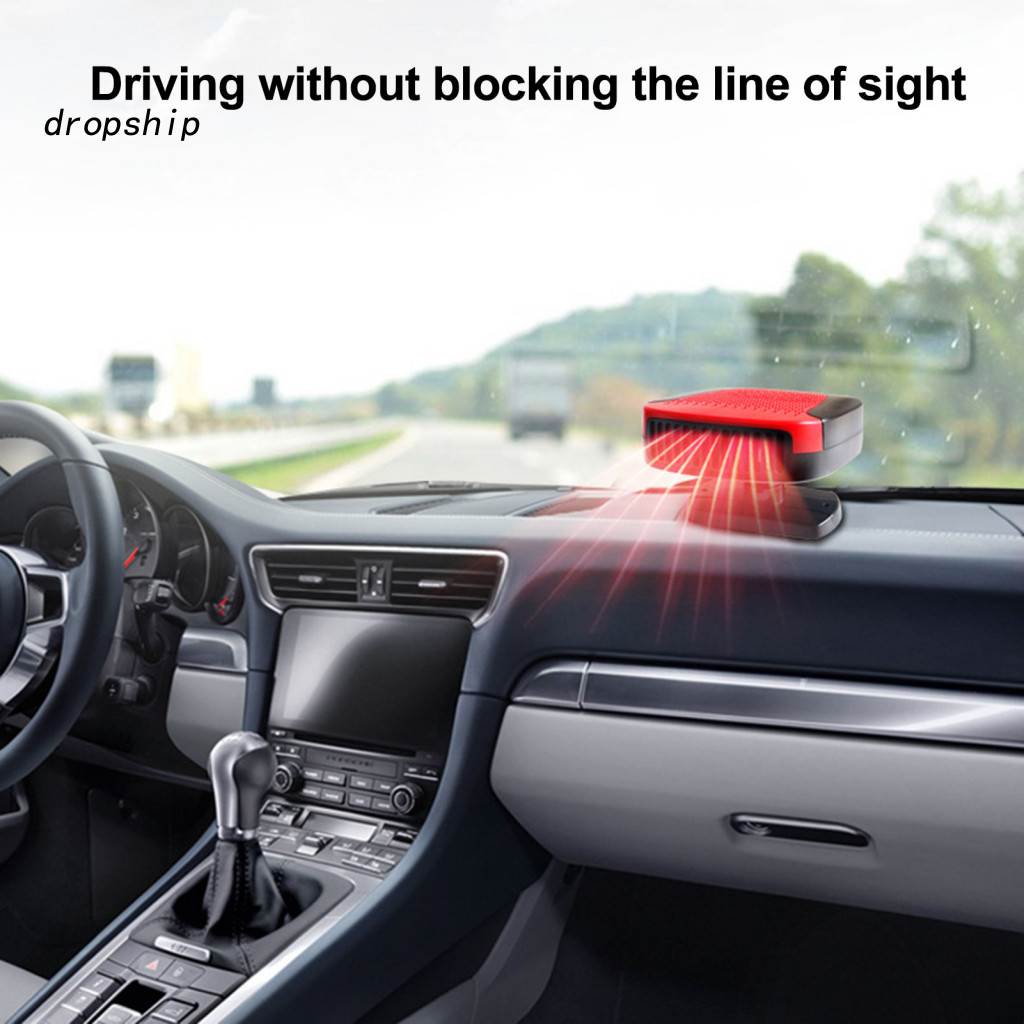 Small Car Heater Defroster Portable 12v and – Fast Heating Compact Design Easy to Use Perfect for Vehicle Windshield D