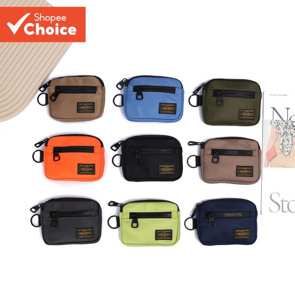 Bolsa De Moedas De Tecido Oxford Moderna Para Homens E Mulheres-Porta-Cartões Pequeno Portátil Estilo De Trabalho Casual