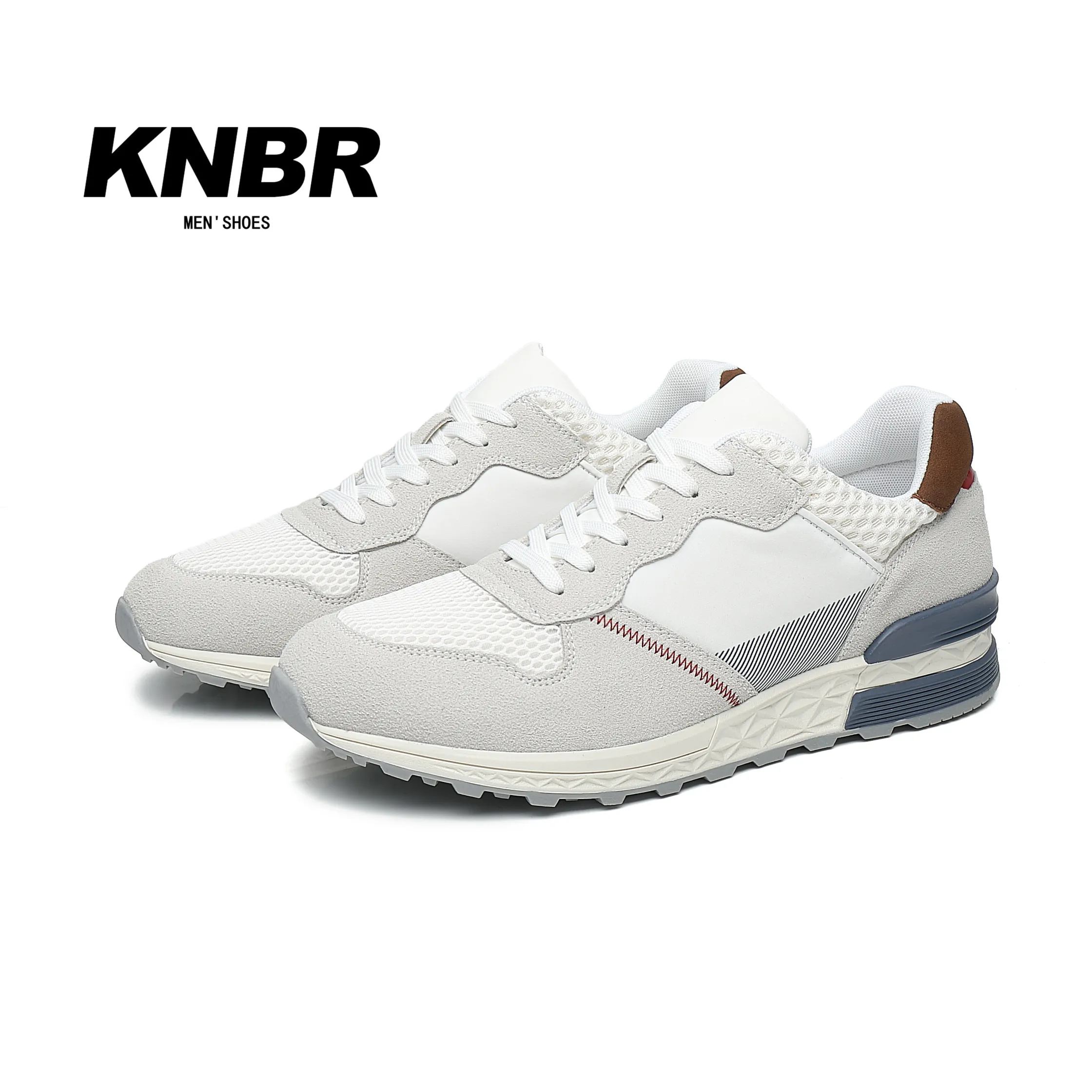 KNBR Casual Sneakers 2025 Men Trainers Leather Comfy Shoes for Walking Hiking Jogging Sport Men Trainers Men Shoes