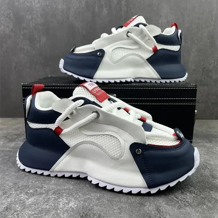 2026 New Summer Men's Shoes Mesh Breathable Sneakers Height Increasing Sports Comfortable Casual Shoes for Men 48 Size Larger