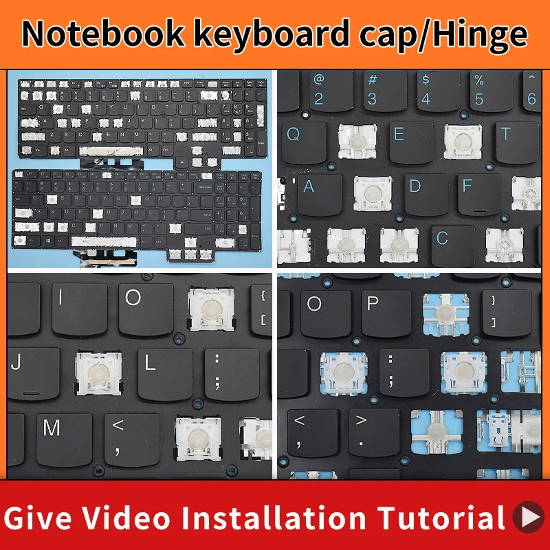 Replacement Keycap Key Cap Hinge for Lenovo IdeaPad Gaming 3-15IMH05 3 15ARH05 15ACH GY530 GY550 GY570 R7000 Y7000 2020 Keyboard