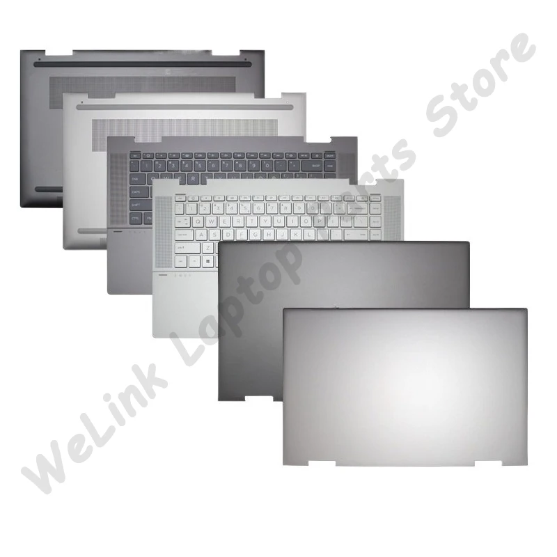 New Replace For HP X360 Envy 15-EW 15T-EW 15Z-EY TPN-C157 C158 Laptop LCD Back Cover Palmrest Keyboard Bottom Case N09668-001