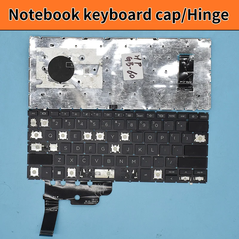 Replacement Original Keycap Key Cap Hinge for HP EliteBook 830 845 840 G9 840 845 G10 Laptop Keyboard KeyCap