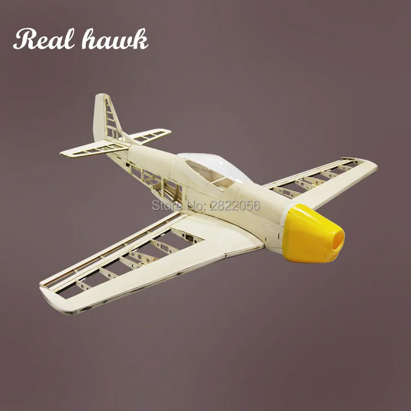 RC AirPlanes Laser DIY Cut Balsa Wood Kit Wingspan 1000mm NEW P51 Frame Model Building Kit Woodiness Model Plane