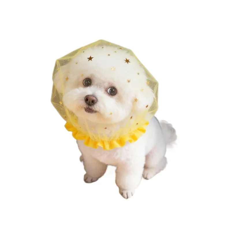 Anti Eating Dog Head Cover Breathable Mesh Muzzle Adjustable Portable Outdoor Walking Pet Sleeve No Chew Accessories Hot New