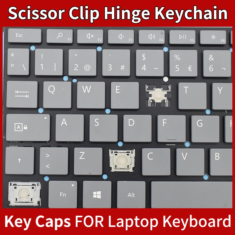 Replacement Keycap Key Cap Scissor Clip Hinge For Microsoft Surface Book 1 Book 2 1703 1705 1704 Keyboard 13.5inch