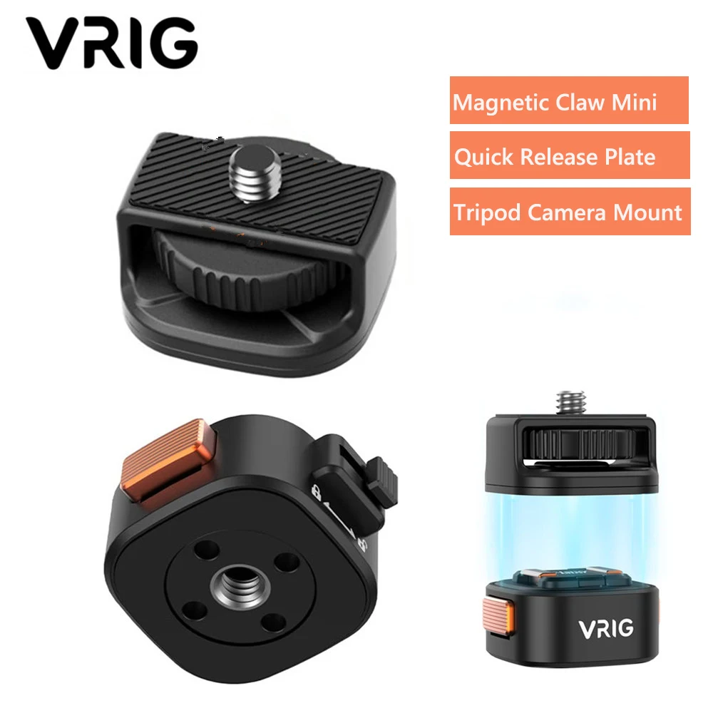 VRIG Magnetic Quick Release Camera Mount Adapter w 1/4