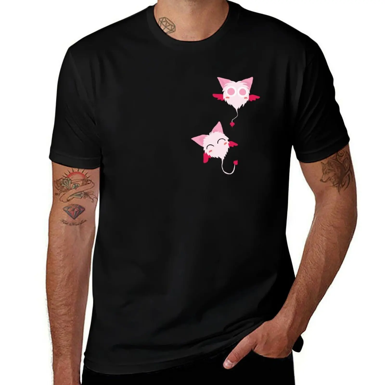 Mew Mew power Masha- Mini mew T-Shirt Standard Fit Solid Tee Shirt T-Shirt