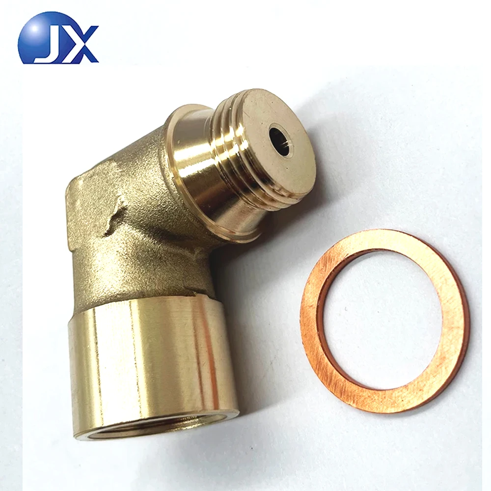 Car Connector Accessories 90 Degree Oxygen Sensor Adapter M18x1 5 Thread Brass Elbow Car Accessory Extendable