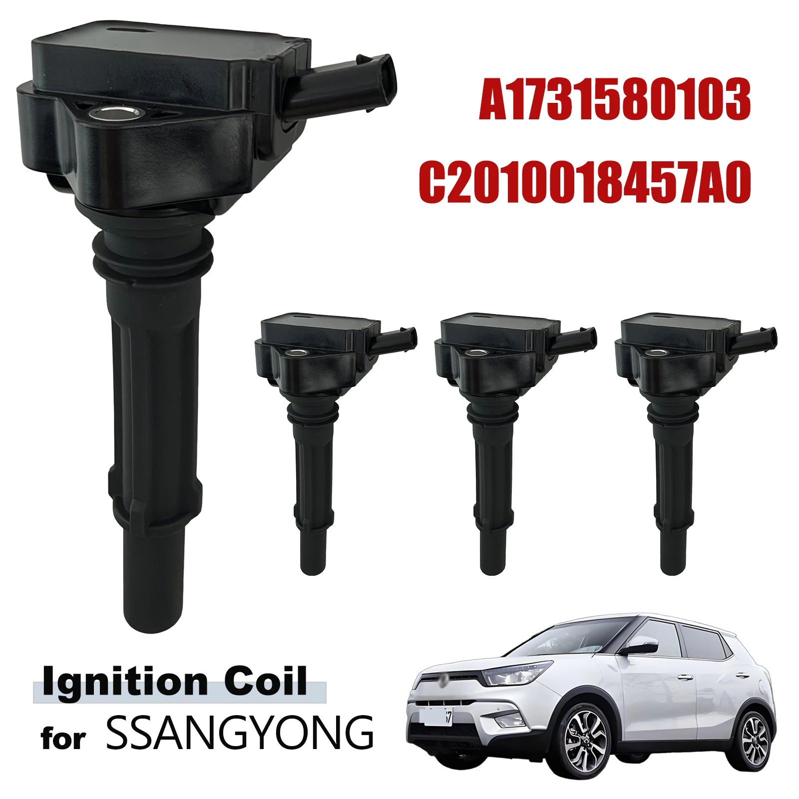 Ignition Coils A1731580103 For SSANGYONG TIVOLI 1.6 2015- G16DF OPEL ASTRA K Estate Van 1.4 2018- C2010018457A0 Car Accessories