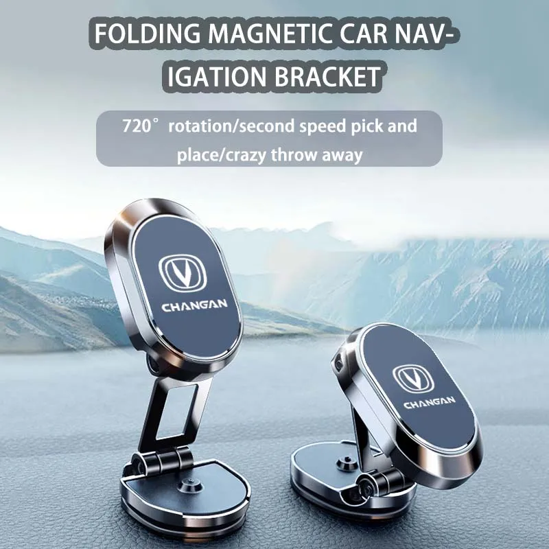 Metal Magnetic Attraction Car Phone Mount GPS Holder For Changan CS35 CS55 CS95 CS15 CX70 CS75 Plus Eado UNIV T Accessories 2025
