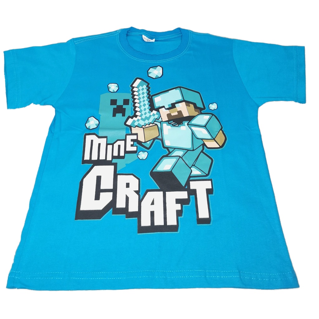 Camiseta Camisa Infantil Mini Craft Jogo Algodao Promocao 100% ALGODAO !