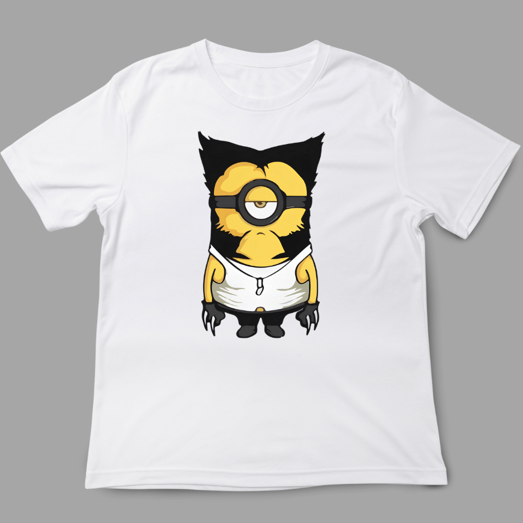 Camiseta Loga Mini Divertido Hérois