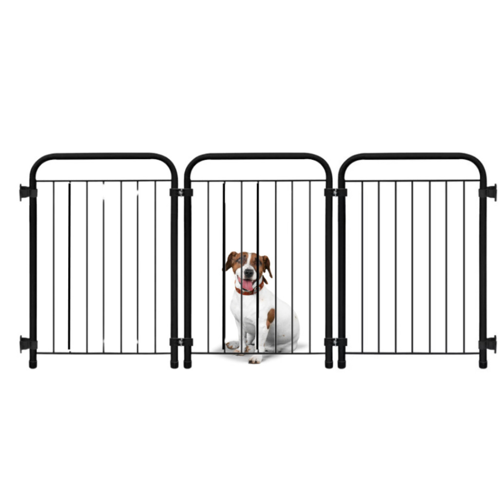 Cercado Pet Cachorro Dobrável Portátil 3 Módulos Segurança Divisor de Ambientes Altura 51cm