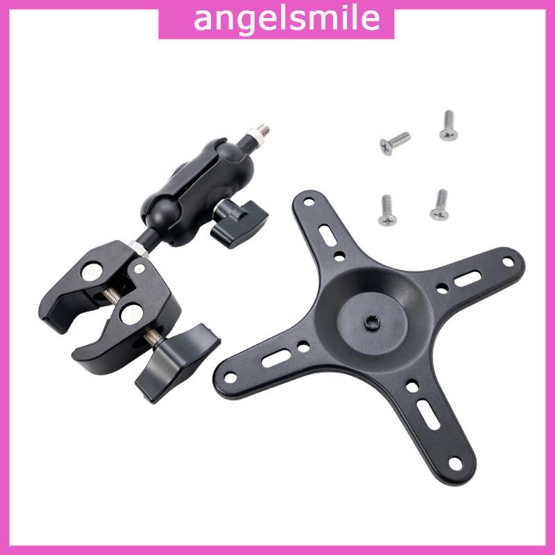 Suporte Para Monitor Câmera ANG Placa Removível Tela Haste Redonda Metal Visualização E Montagem