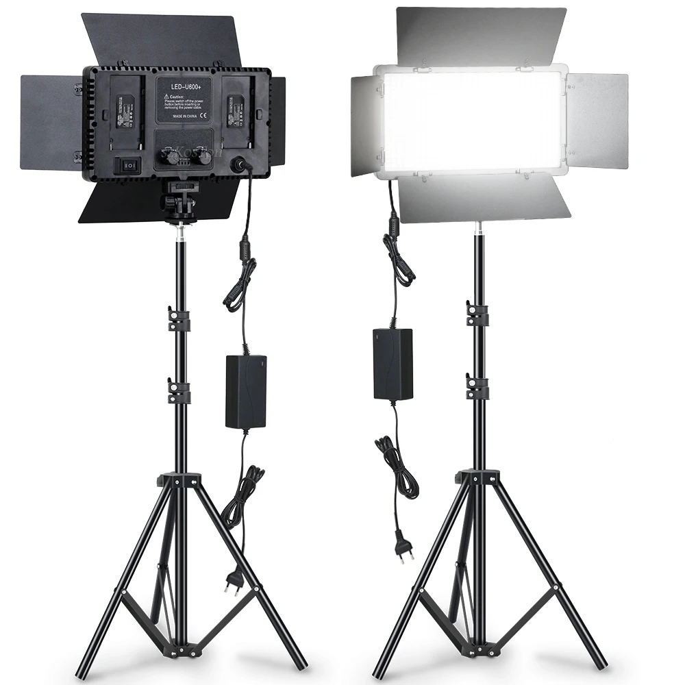 LED Video Lights Makeup Fill Lighting Photographic Photo Studio Lamp For Youbute Live Streaming Optional Tripod Stand