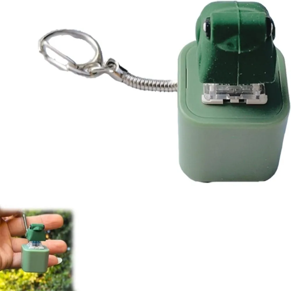 Rechargeable Croaking Frog Keychain Key Button Stress-Relieving Clicky Keyboard Frog Croaking Fidget Stress Relief