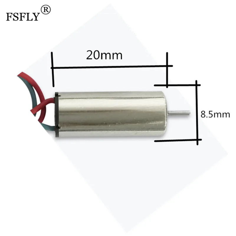 FPV 8520 Coreless Motor CW CCW Drone Motor 8.5x20mm for QAV QX100 QX95 QX110 F182 JJRC H8C DIY Mini Quadcopter Parts