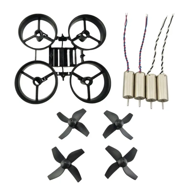 JJRC H36 Eachine E010 Furibee F36 DIY Mini RC Drone 65mm Wheelbase Frame Kit W/ Propeller 4Pcs 615 Motors Red Black White
