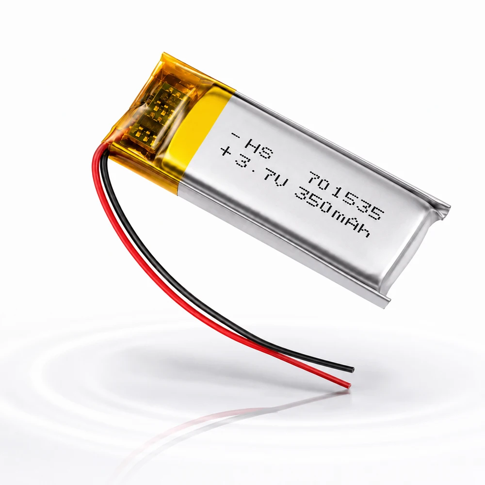 701535 3.7V Polymer Lithium Rechargeable Battery 350mAh for Bluetooth Headset Dog Training Device Credit Card Machine Battery