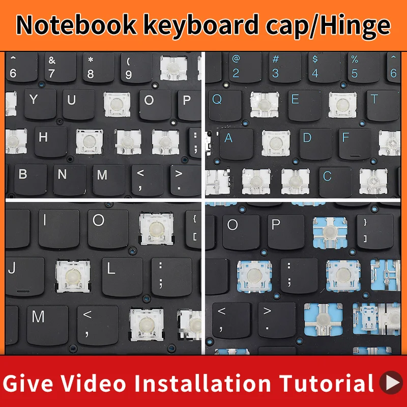 Replacement Keycap Key Cap Hinge for LENOVO Legion 5 Gaming 3-15IMH05 15ARH05 15ACH6H GY530 GY550 GY570 Keyboard