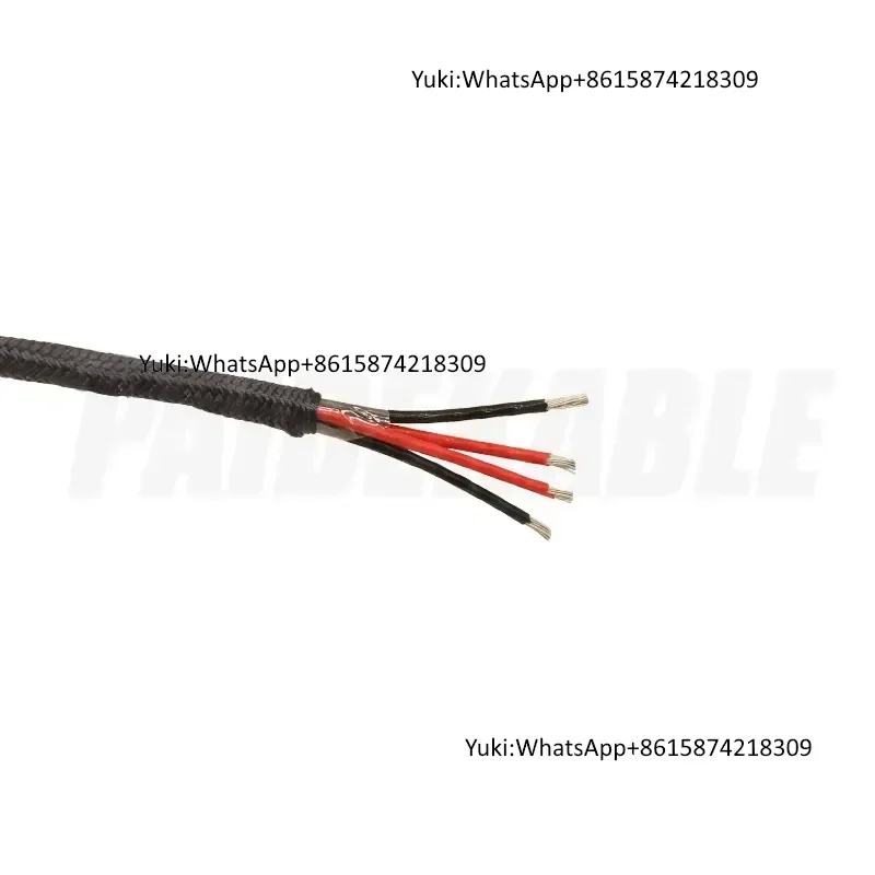 High Tensile Light-weight 4 Core 1.2 Tethered Drone Cable Silver Copper Alloy Conductor 750V-1000VDC for Tethered UAV Power