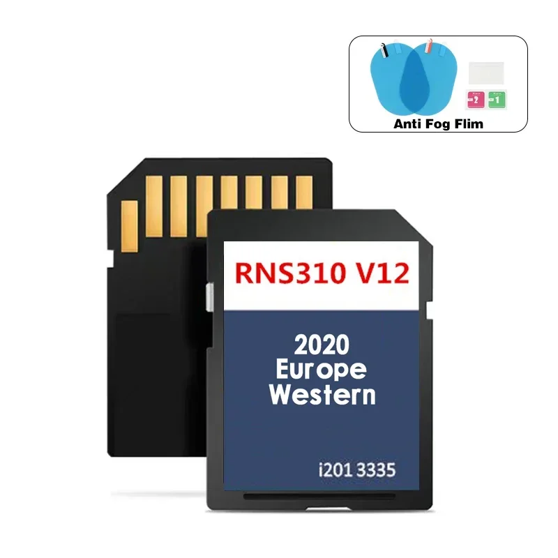 RNS 310 V12 West Europe for VW FX Navi SD Card Version 2020 8GB Navigation Maps Update