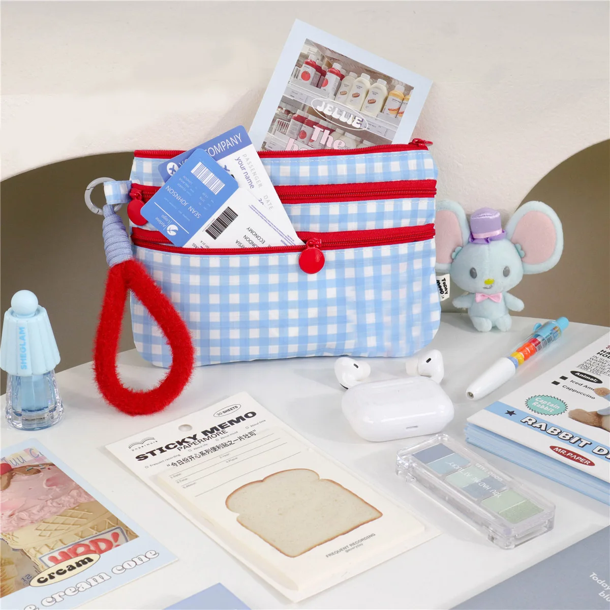 Travel Passport Holder Wallet - Waterproof ID Card Organizer for Airplane Tickets, Visa, boarding Pass & Credit Cards,