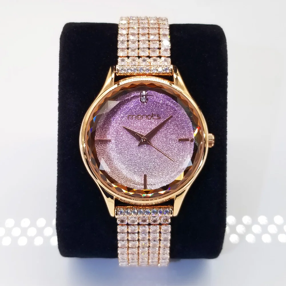 Fashion Diamond Inlay Watch Women Elegant Rose Gold Quartz Wristwatch High Quality Waterproof Lady Dress Jewelry Watches Gift