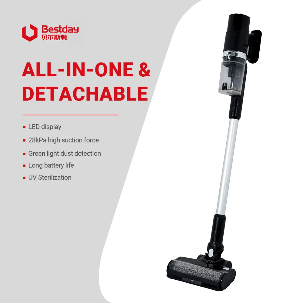 Professional Cordless Vacuum Cleaner With Strong Suction And Multi Surface Cleaning For Home And Commercial Use