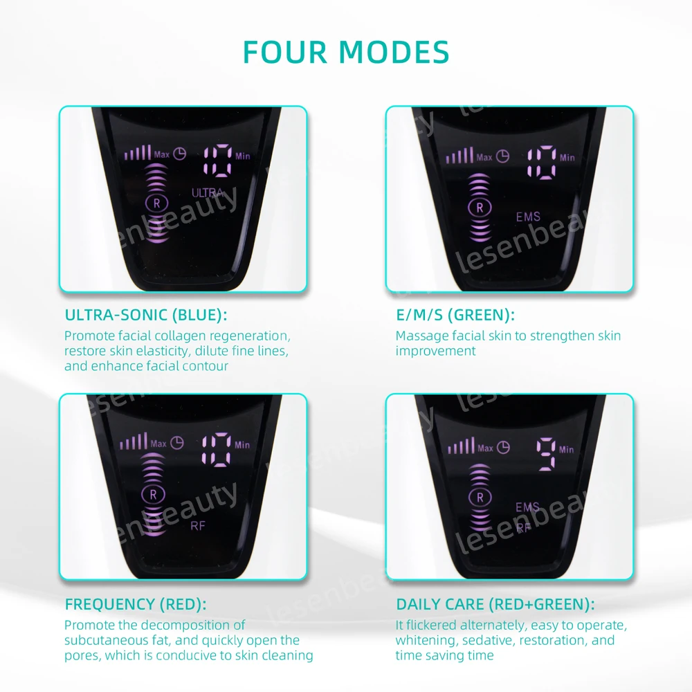 Mini HIFU Radio Frequency Ultrasonic Facial Beauty EMS Microcurrent Massager Firming & Anti-Wrinkle Home Facial Care Tools Veya