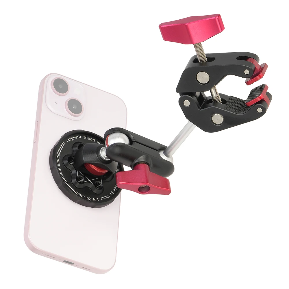FOTGA Magnetic Antenna Base 360 Degree Adjustable Metal Shell Radio Antenna Mount for magnetic base For antenna Pea Magic Hand