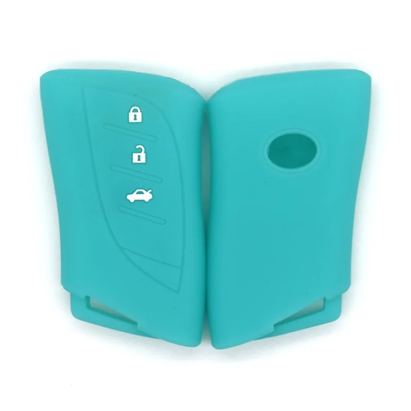 Silicone Car Key Case for New Lexus - 3-Button Smart Key Version, Protective Cover, Anti-Scratch & Durable Automotive Accessory