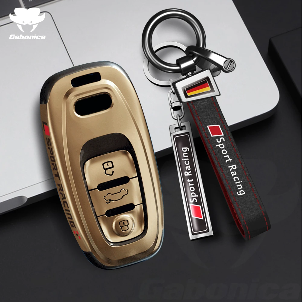 PC Car Remote Smart Key Cover Case Shell for Audi Sport Quattro Allroad A1 A3 8V A4 A5 A6 C7 A7 A8 Q3 Q5 Q7 Holder Accessories